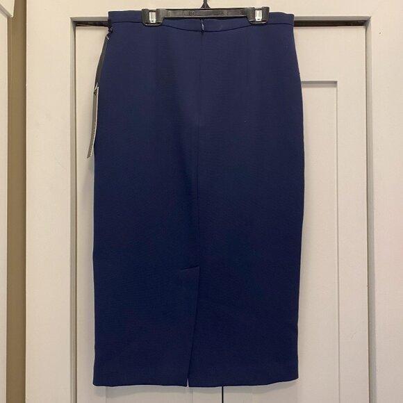 Iris Setlakwe NWT Blue Pencil Skirt Size 4 - Picture 2 of 6